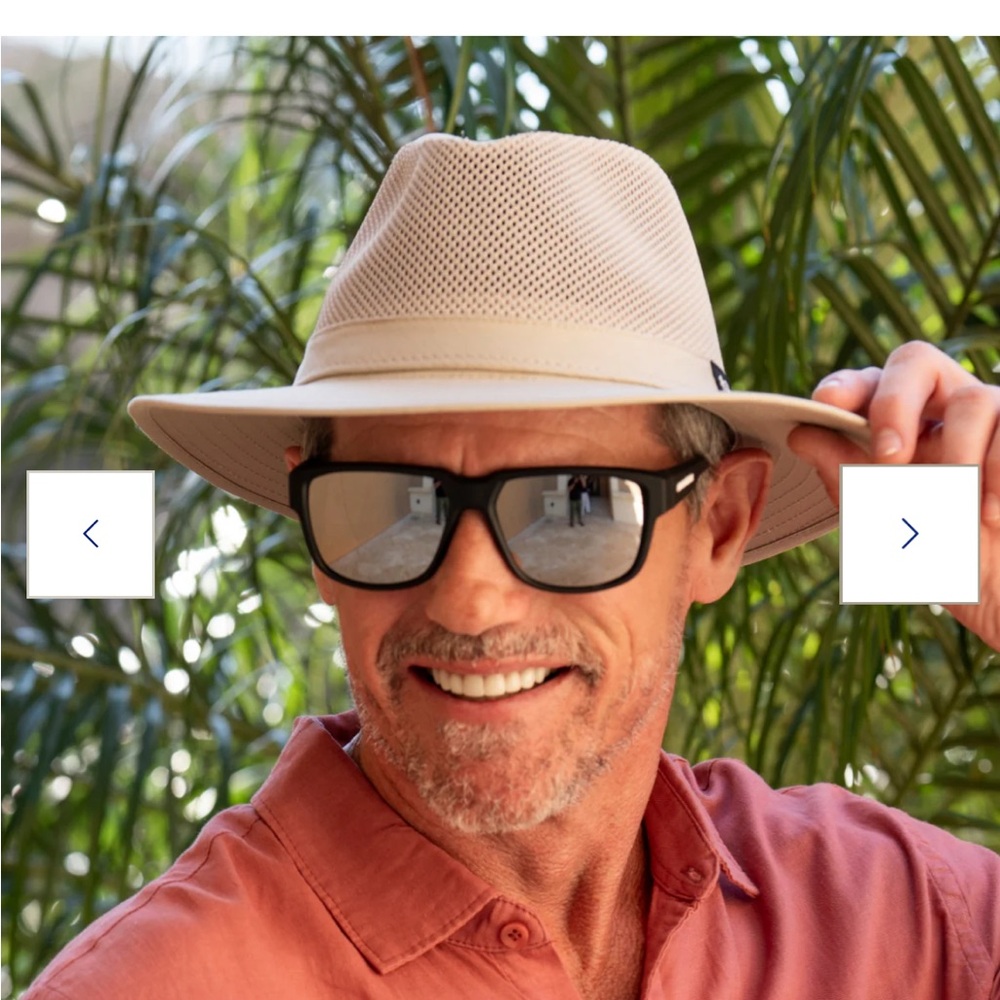 Panama Jack Stylish Mens XL Beige Fedora Hat 50 SPF breathable: Make offer!